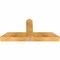 Ekena Millwork Portland Rough Sawn Timber Gable Bracket, Western Red Cedar, 36"W x 16"H x 4"D x 4"F, 11/12 Pitch GBW036X16X0404POR00RWR - alternate 4